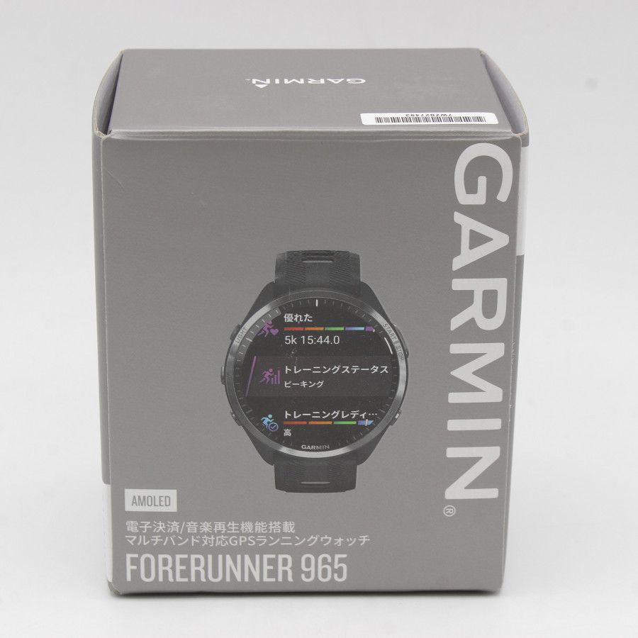 新品】GARMIN Forerunner 965 Black 010-02809-60 スマートウォッチ