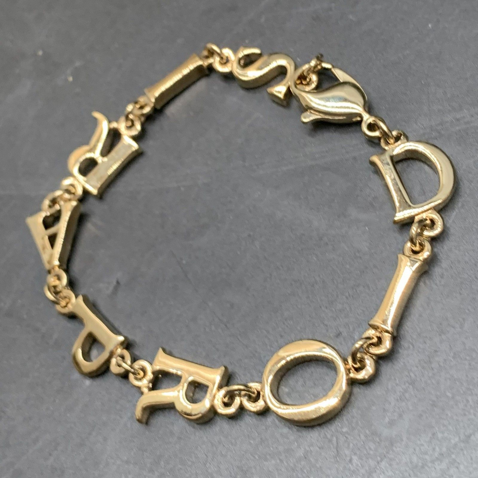 2156 人気✨　Dior　ブレスレット　CD ロゴ　ゴールド　19cm クリスチャンディオール(Christian Dior) ブレスレット CDロゴ