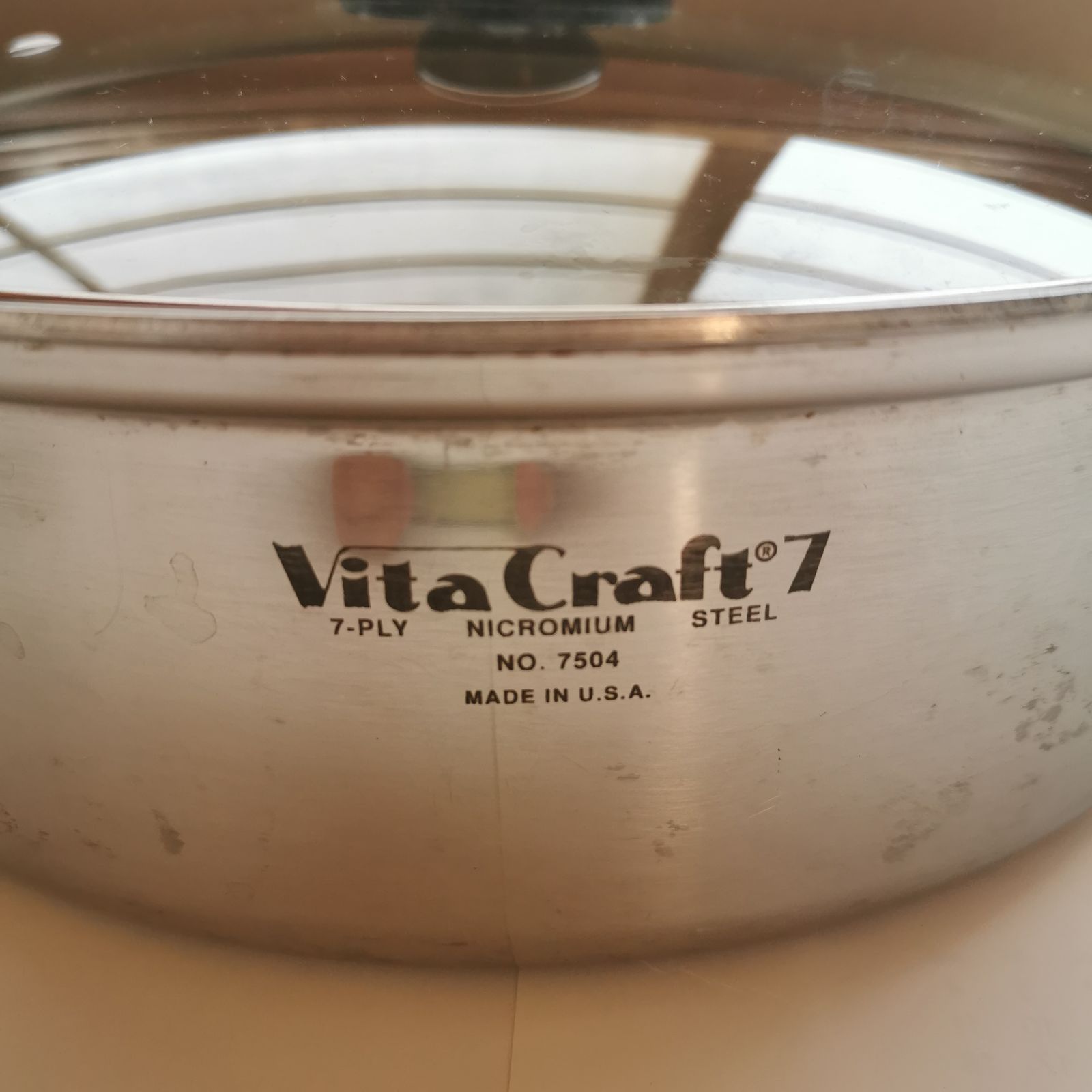 Vita Craft ビタクラフトセブン 両手鍋 4.0L No.7504 IH対応品 USED 
