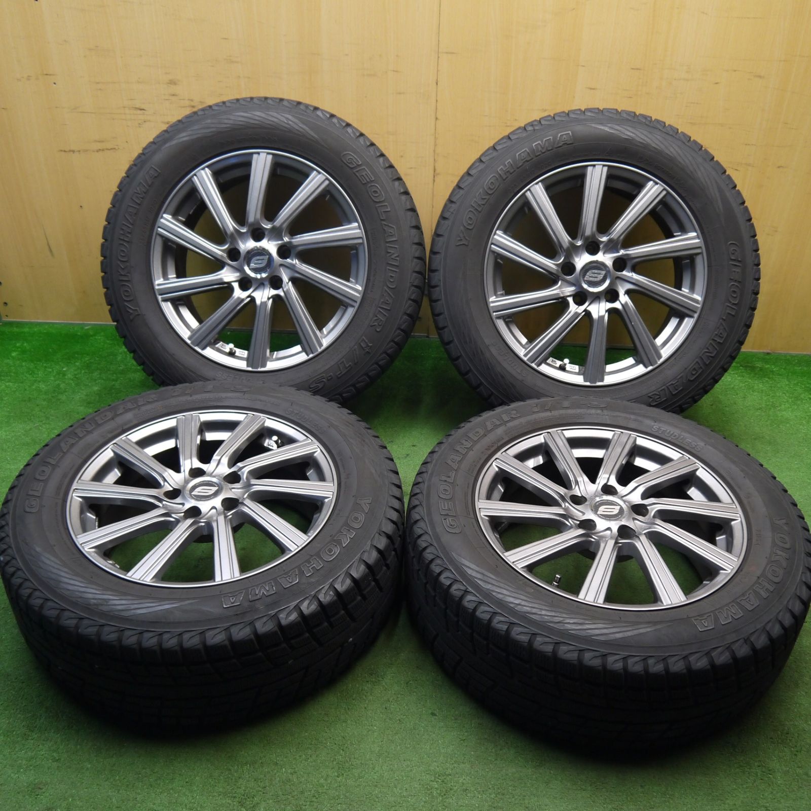 バリ溝 キレイ 8.5分 スタッドレス 225|65R17 ヨコハマ ジオランダー i|T-S STRANGER ストレンジャー 17インチ PCD114.3|5H 5050706Hス