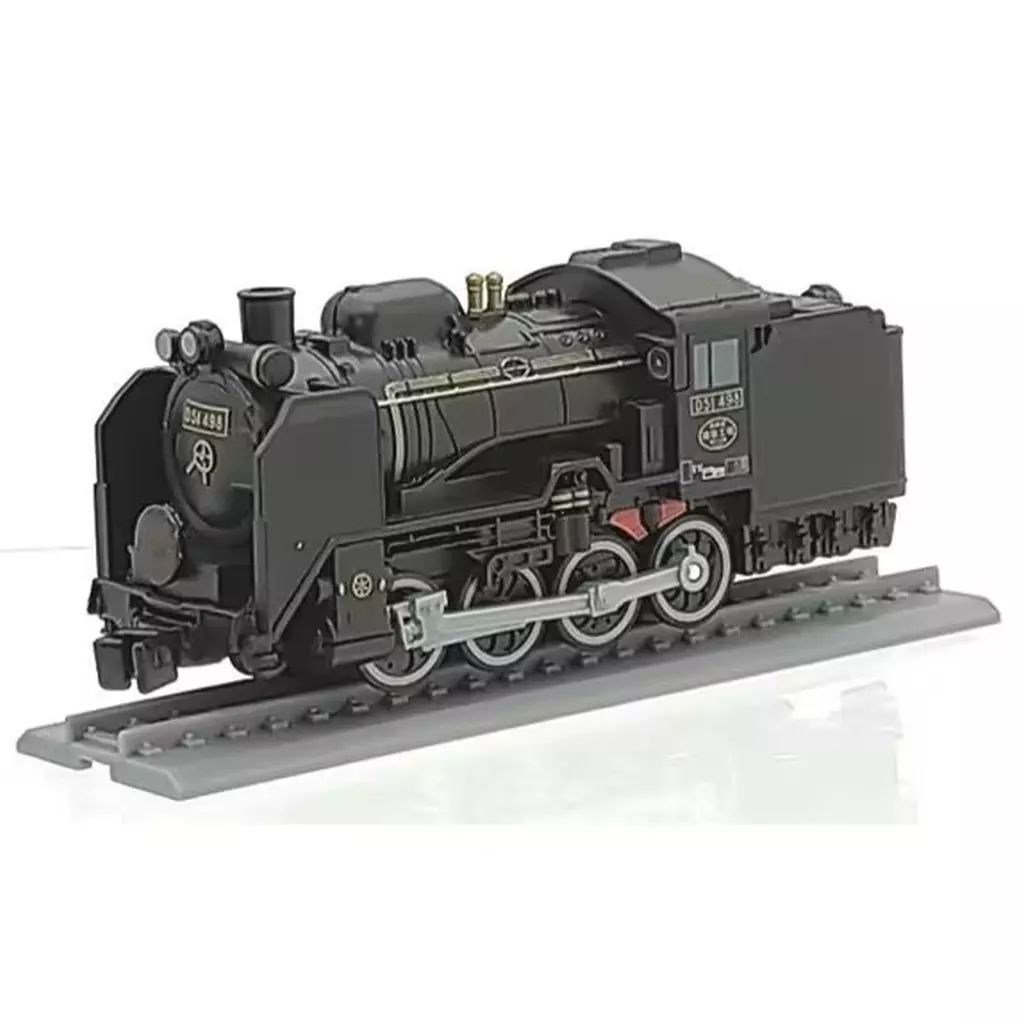 蒸気機関車 プラスチック製模型 ブラック 新品】鉄道模型 プルプラDX D51 498 蒸気機関車 [PP13001