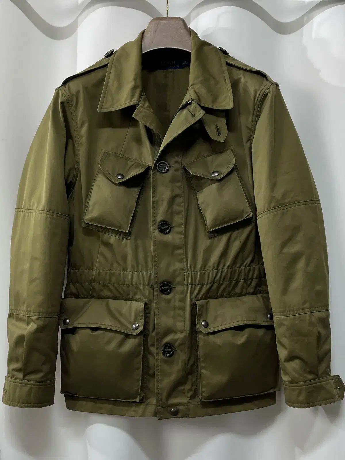 【雷市場（ポンジャン）商品韓国直送】 17SS ポロ Ralph Lauren(ラルフローレン) オリーブ フィールド ユーティリティー ミリタリー ジャケット RRL ダブルアールエル