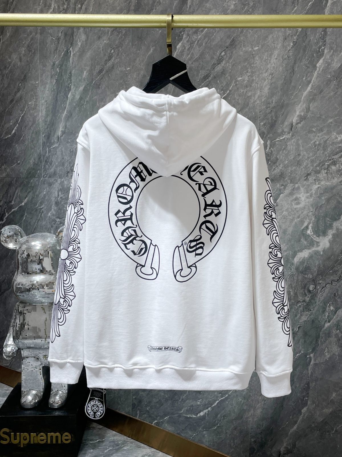 白 長袖パーカー クロムハーツChrome Hearts 男女兼用 - メルカリ