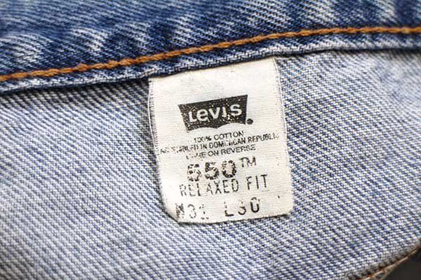 00s Levi'sリーバイス 550 デニムパンツ w31 L30☆SDP1970 オールド