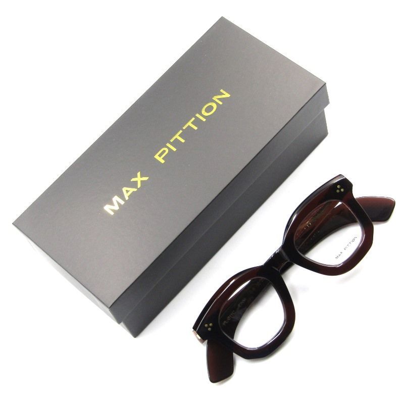 MAX PITTION マックスピティオン メガネフレーム POLITICIAN PL-011C ポリティシャン CNM CINNAMON65007579