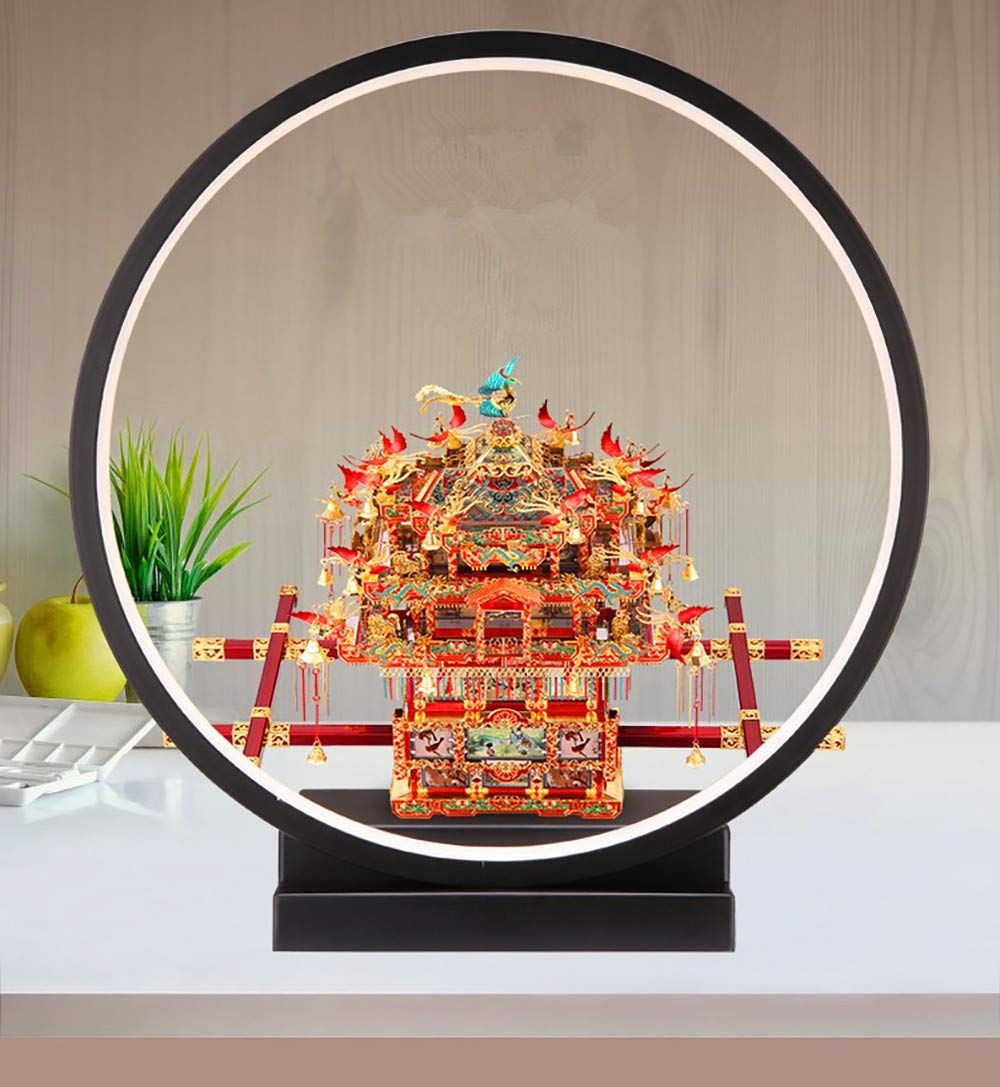 最安挑戦！ Piececool 3D立体パズル メタリックナノパズル 金閣寺