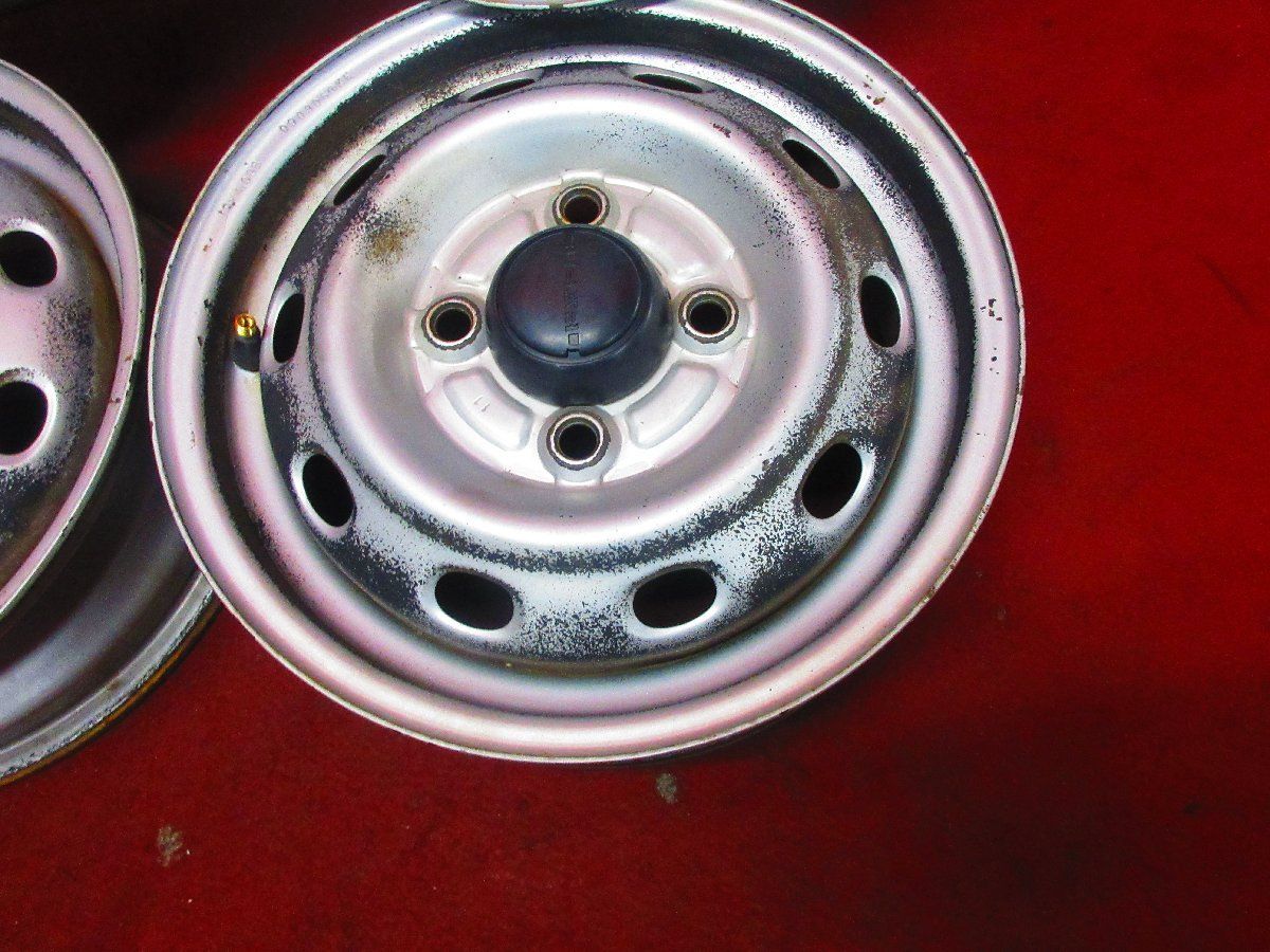 スチール ホイール 4本 スバル SUBARU サンバー 純正 12×4.00B 4穴