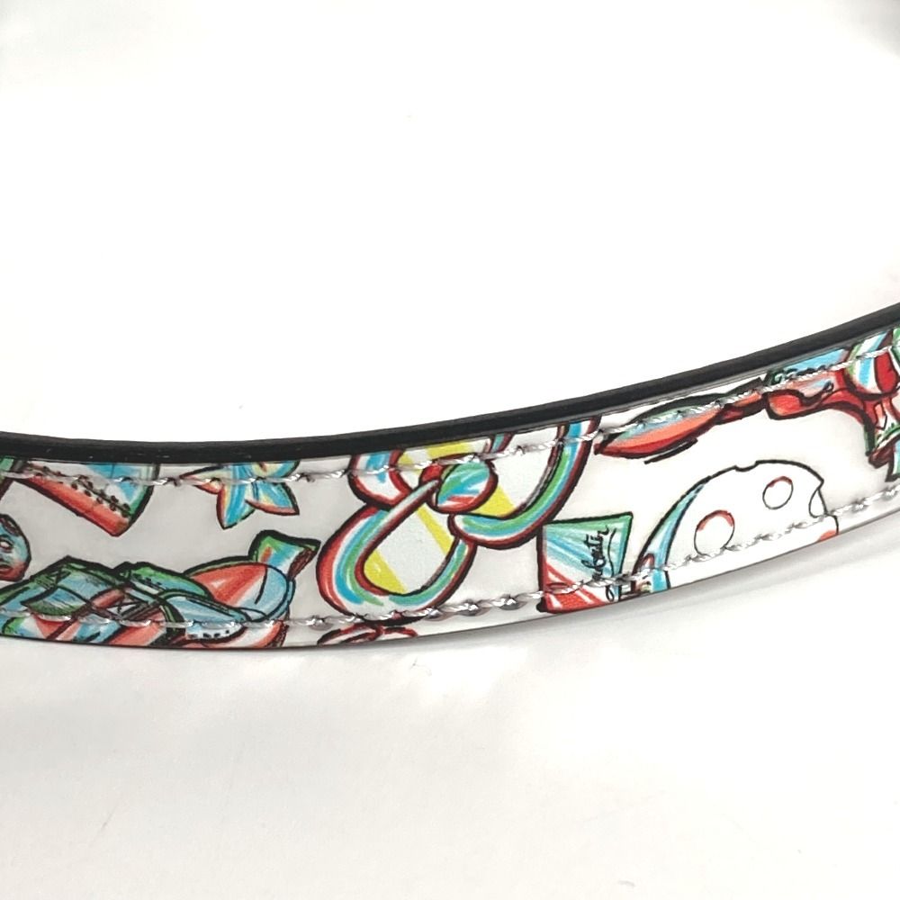  Christian Louboutin クリスチャンルブタン リード ペットリード ロゴ レザー シルバー その他 ペット用品