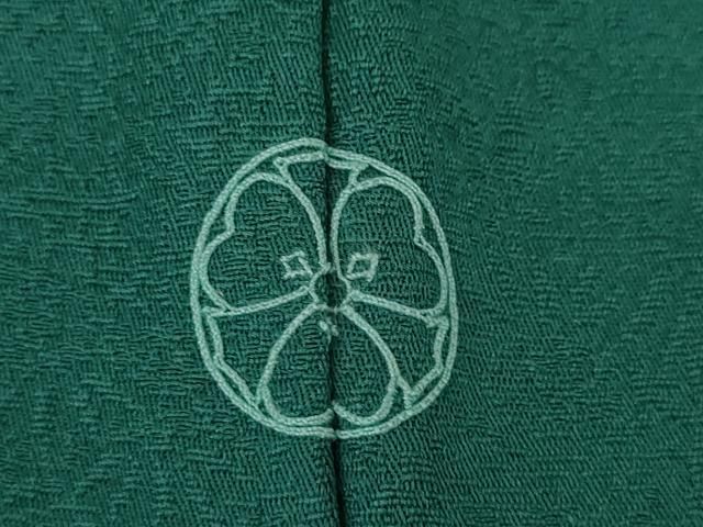 色無地 流水地模様 白梅鼠色 しつけ糸 K-5224 色無地 - 銀座