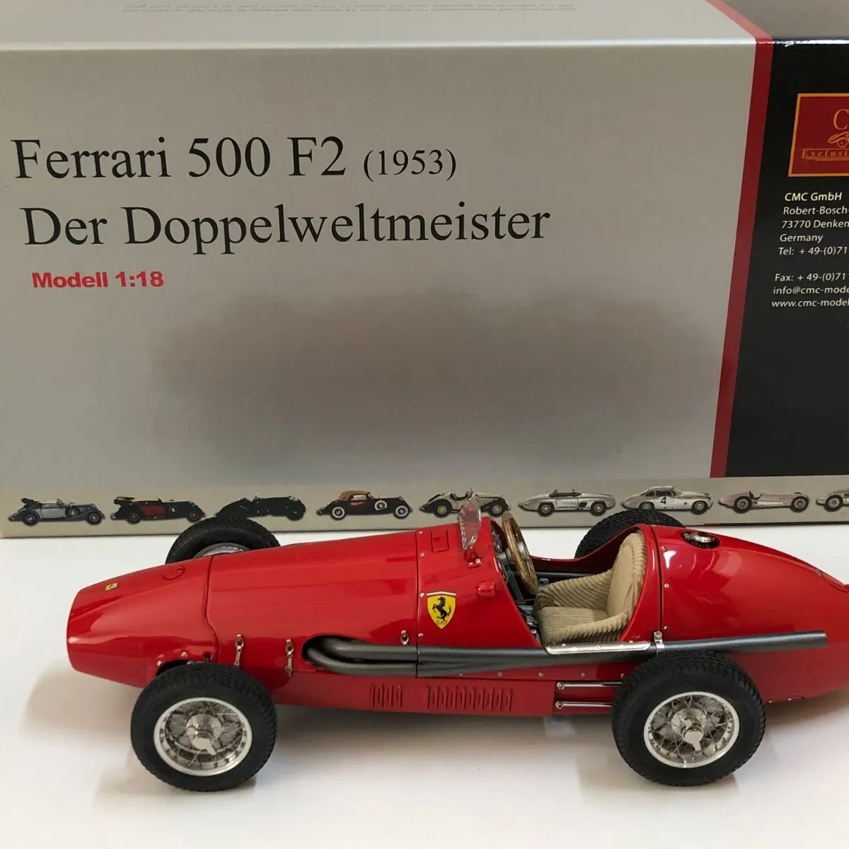 ミニカー 1/18 CMC社製『Ferrari 500 F2（1953）』 - メルカリ