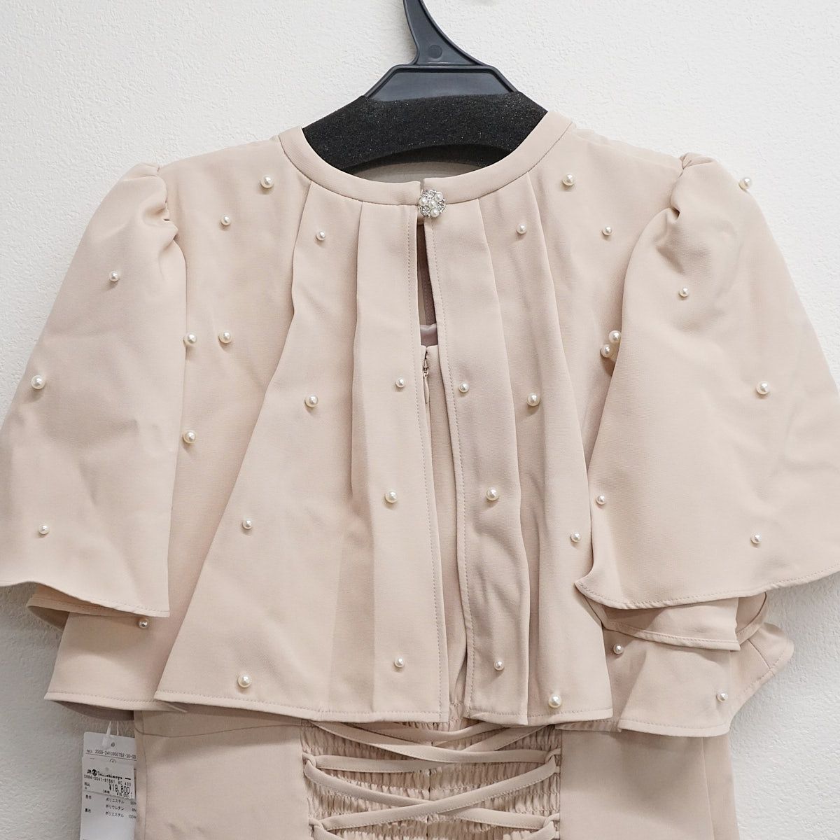 新品】AND COUTURE アンドクチュール パールボレロ風レイヤード