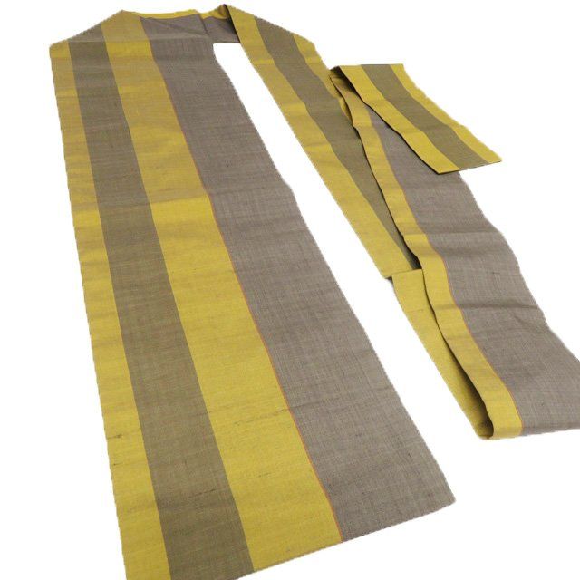 特選 名古屋帯 なごや帯 中古 リサイクル 正絹 紬地 カジュアル 仕立て