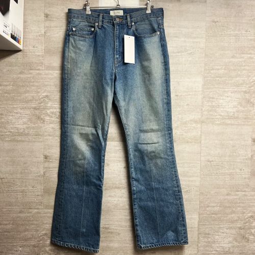 JieDa ジエダ USED FLARE DENIM PANTS フレアデニムパンツ ブルー ユーズド加工 Jie-STD-PT05 タグ付き【中目黒B05】