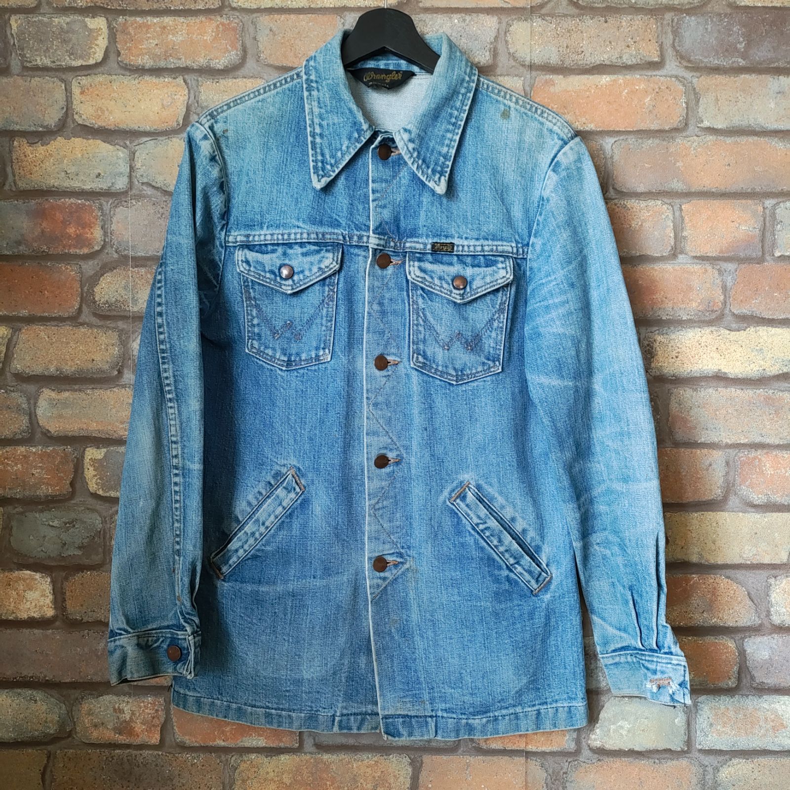 70’s Wrangler DenimJacket Long 70年代 USA製 70's Wrangler DenimJacket Long 70年代 ラングラー デニムジャケット