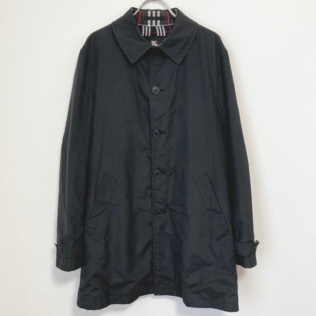 BURBERRY BLACK LABEL ステンカラーコート ブラック M
