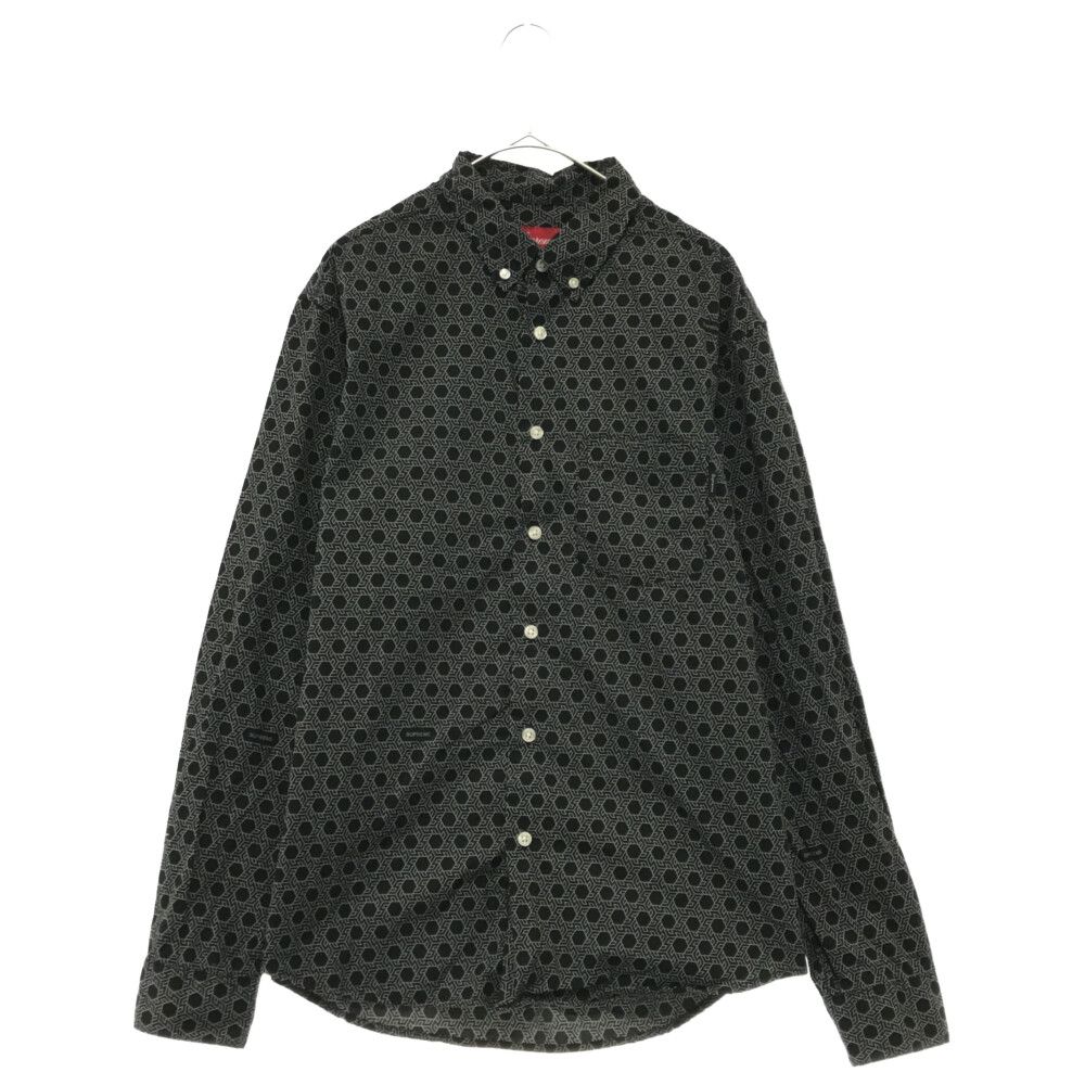 SUPREME (シュプリーム) 19AW Monogram L S Shirt モノグラム 総柄