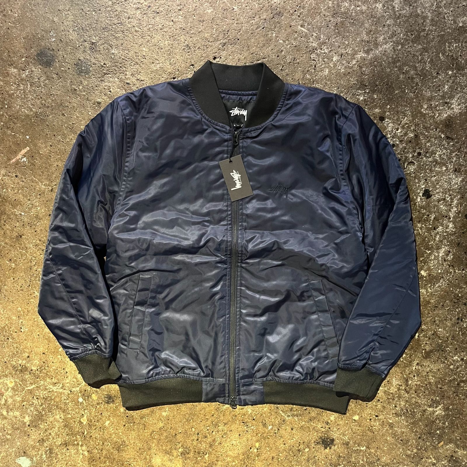 STUSSY 16aw FLIGHT SATIN BOMBER JACKET ステューシー 2016aw STUSSY 16aw FLIGHT SATIN BOMBER JACKET ステューシー 2016aw