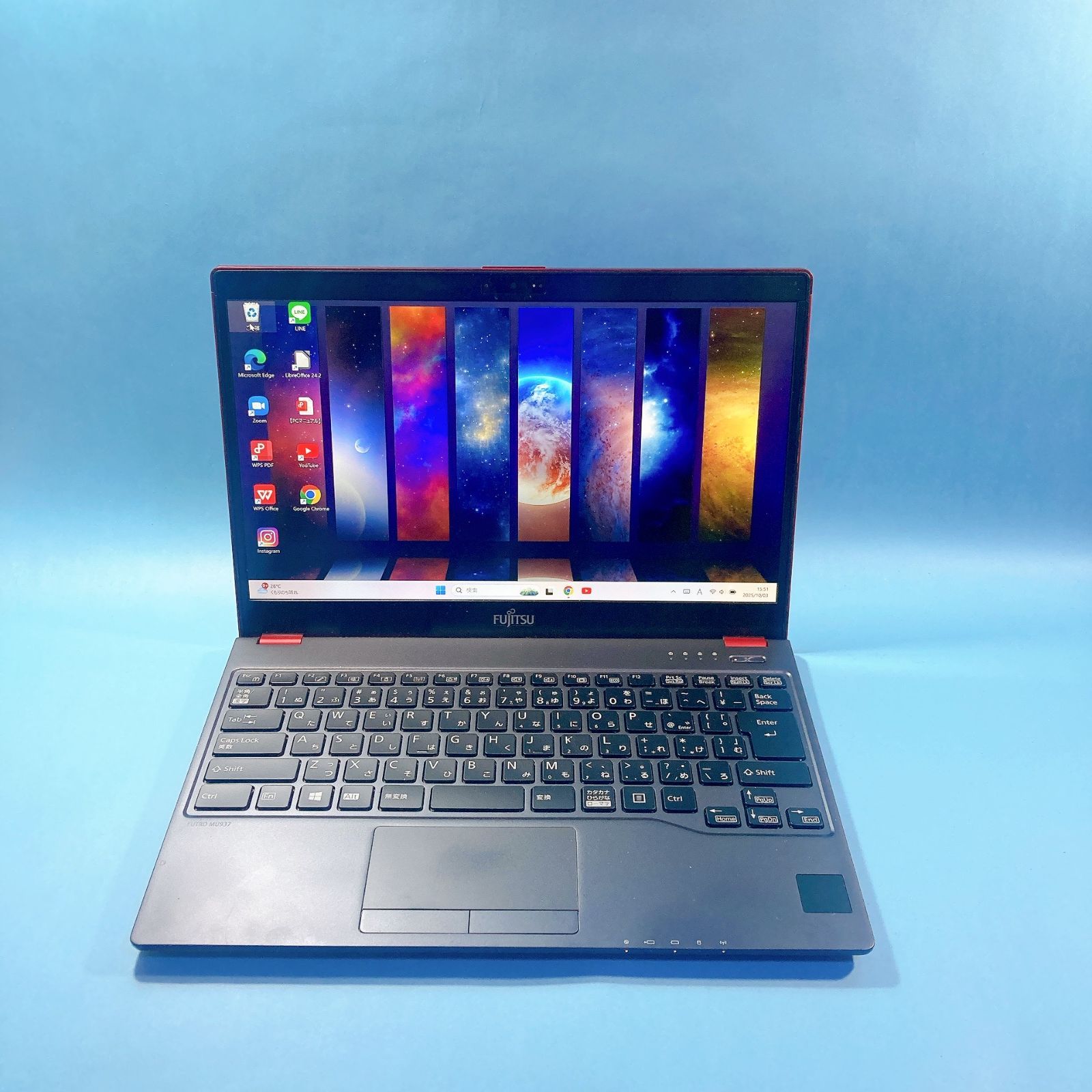 整備済み】富士通/Windows11/Corei7/SSD/タッチパネル/ノートパソコン