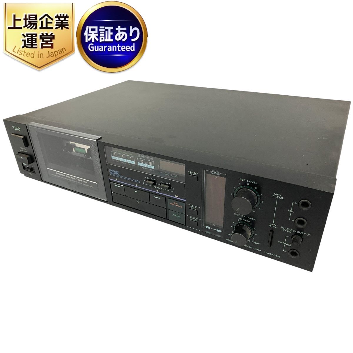 TRIO トリオ KX-880SR ステレオカセットデッキ 音響機材 中古 訳有 B9192823