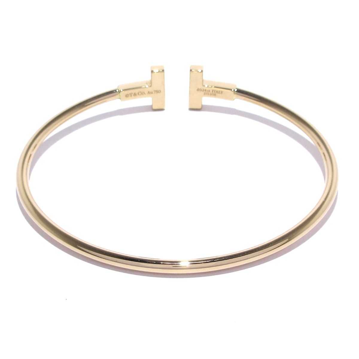 TIFFANY&Co.(ティファニー) バングル美品 Tワイヤーブレスレット