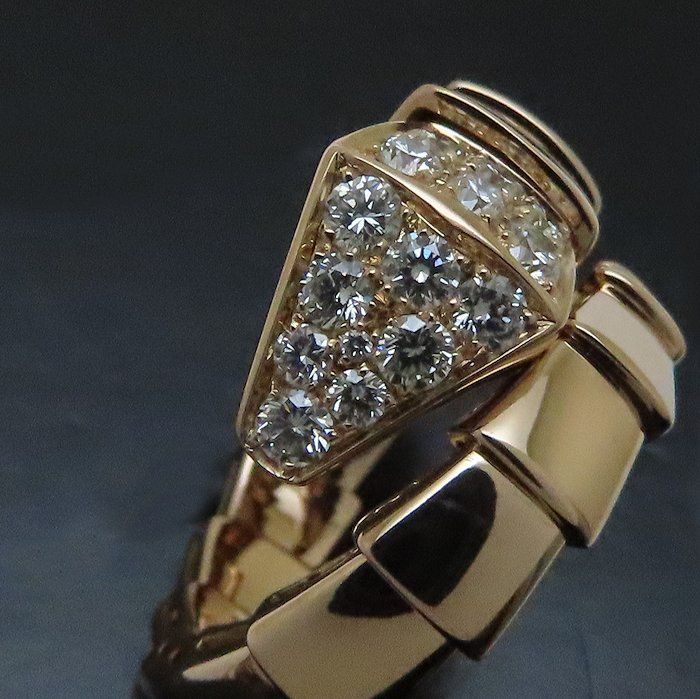 ノビルジャ商品 BVLGARI ブルガリ セルペンティ ヴァイパー リング 指輪