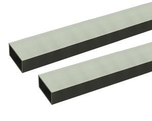 5営業日で発送 安田 アルミ角パイプ 2m 1.5x15x20mm シルバー 2本組