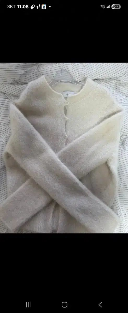 MOIA モックネック カーディガン アイボリー