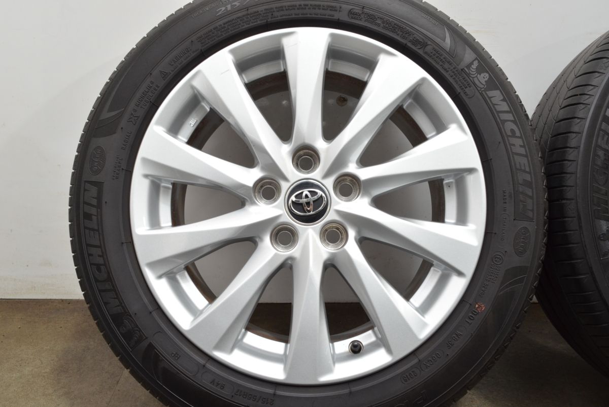 ENKEI製 程度良好 トヨタ 70 カムリ 純正 17in 7.5J 45 PCD114.3 ミシュラン プライマシー3ST 215 55R17 マークX クラウン プリウスα USTAUSTRALIA_COM_AU