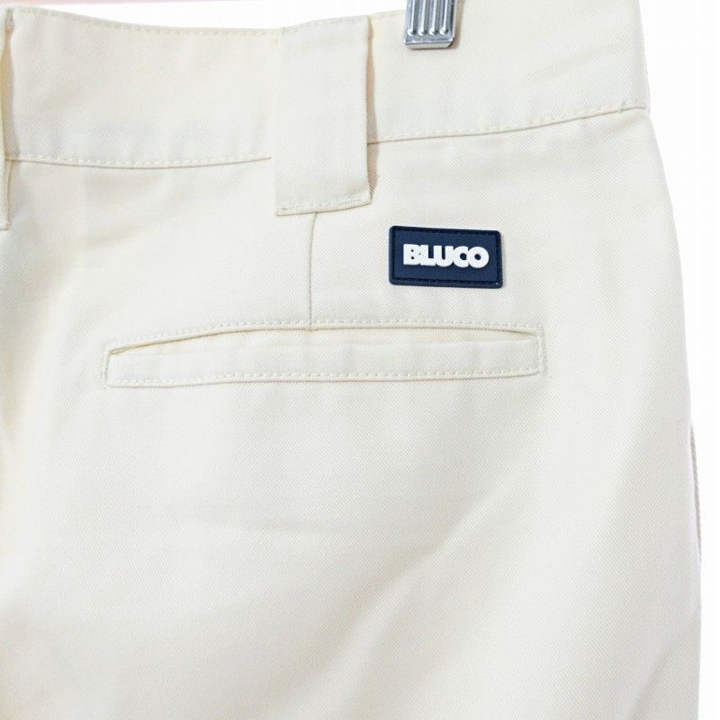 Bluco ワークパンツ　ホワイト　アイボリー soldout! _ 定番！2021秋冬 OL-004 STANDARD WORK PANTS