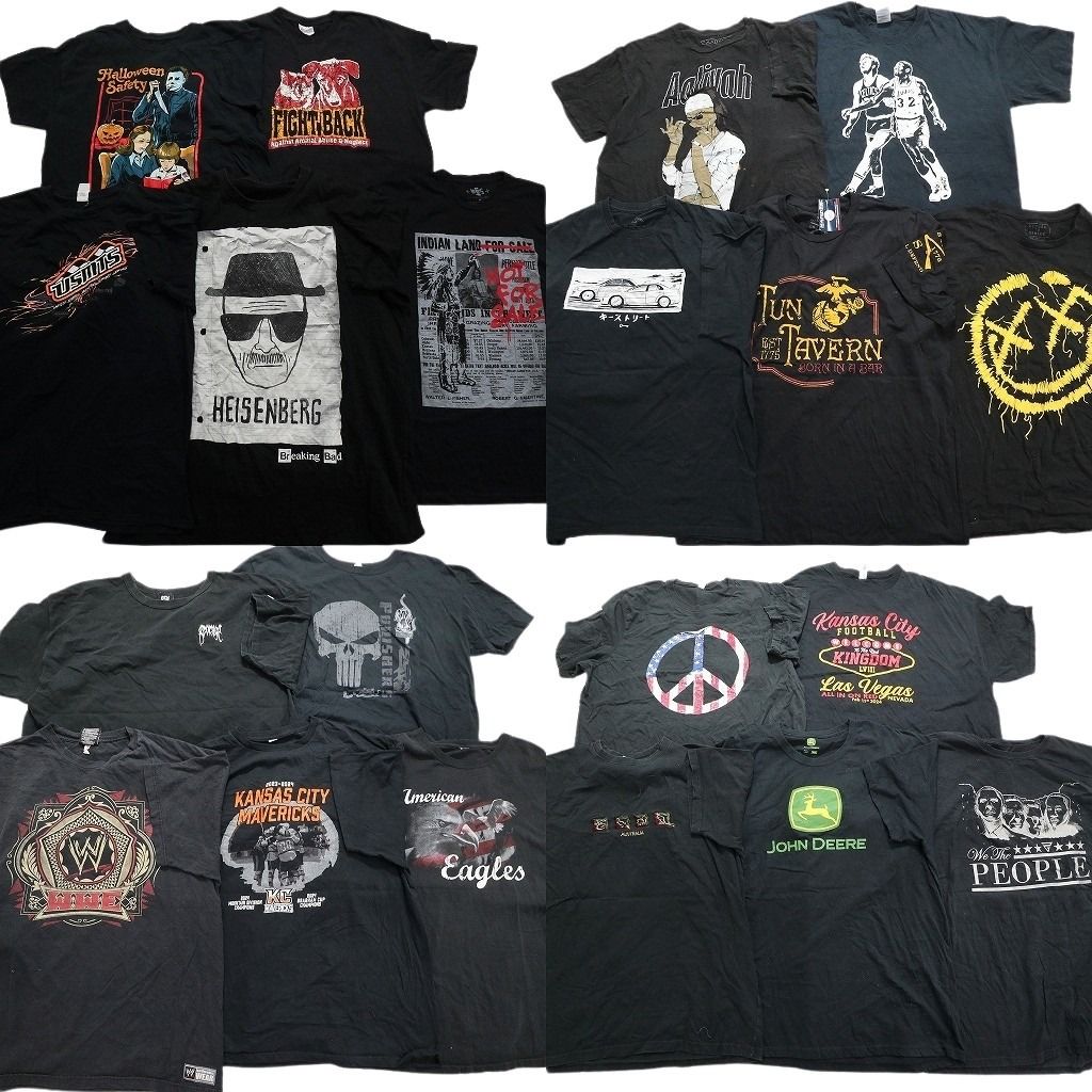 MPM73 US古着 ドクロ スカル 半袖 Tシャツ まとめ売り 20枚 MPM73 US古着 ドクロ スカル 半袖 Tシャツ まとめ売り 20枚