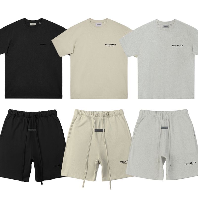 在庫処分 FOG ESSENTIALS エッセンシャルズ Tシャツ ショートパンツ セットアップ 2点セット フロックプリント メンズ レディース  ユニセックス 半ズボン ボトムス メンズ スウェット カジュアル オーバーサイズ 男女兼用 レディース - メルカリ