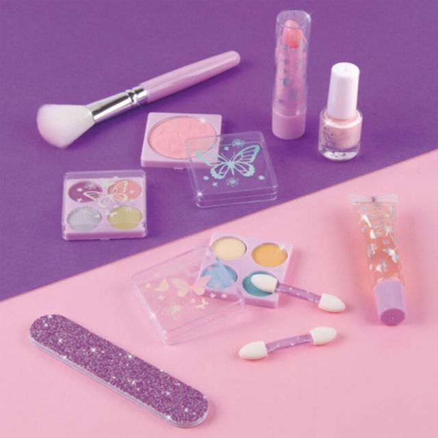 O 【ついに日本上陸】MIR COLORS ライトアップ ドレッサーコスメセット 078627 ハナヤマ おもちゃ 玩具 ごっこ遊び ヘアメイク 室内遊び 6歳 ギフト プレゼント 誕生日 お祝い 贈り物 ブラックフ