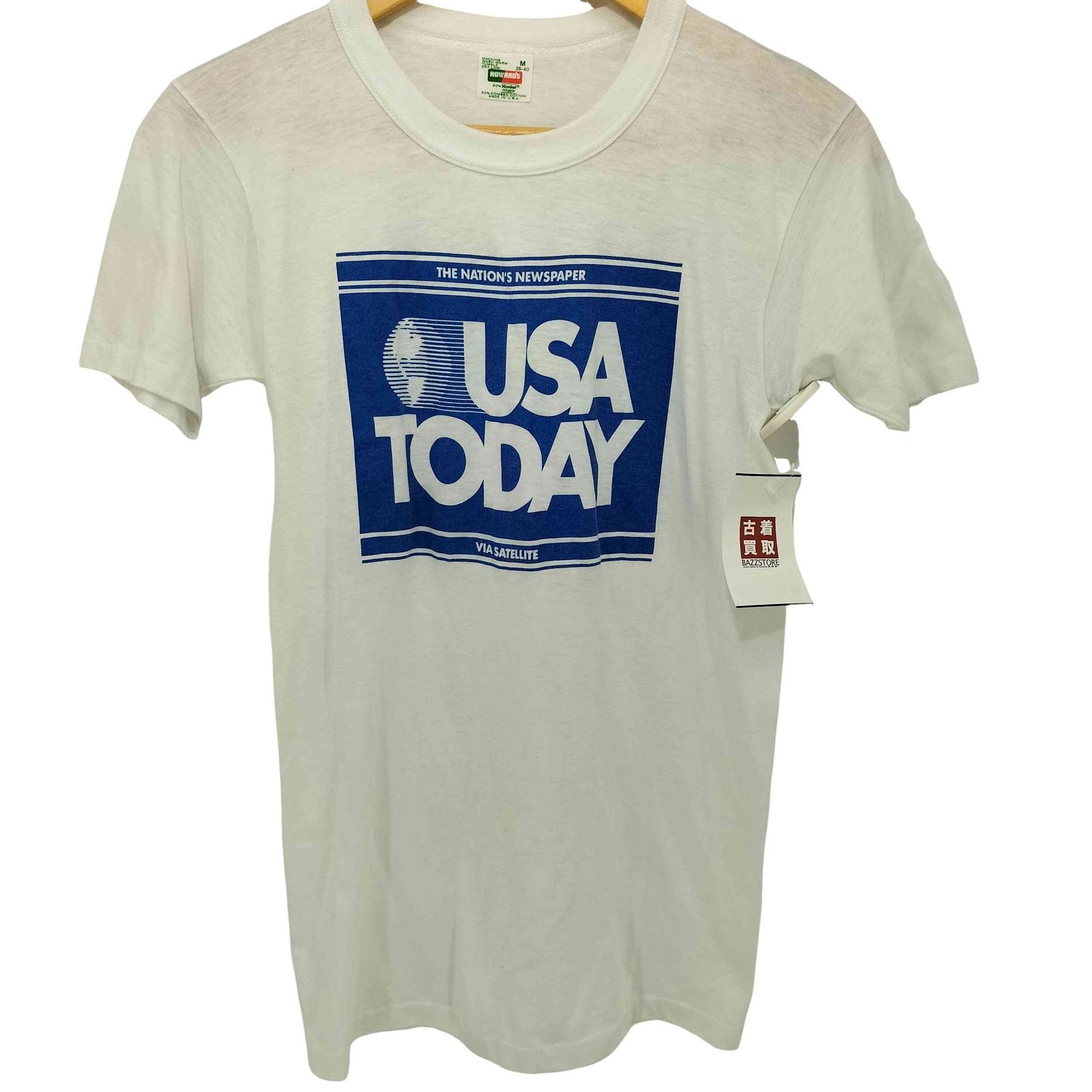 ユーズドフルギ USED古着 USA製 新聞社企業ロゴプリントTシャツ ユーズドフルギ USED古着 USA製 新聞社企業ロゴプリントTシャツ