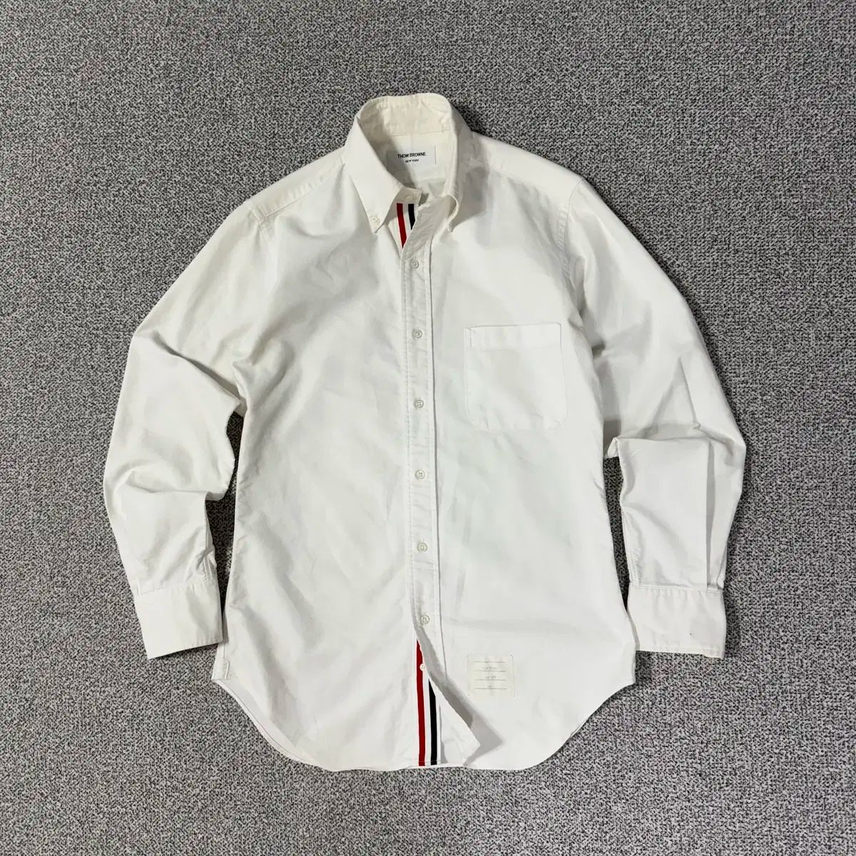 トム ブラウン ヒドゥン ストライプ 白 シャツ 1size