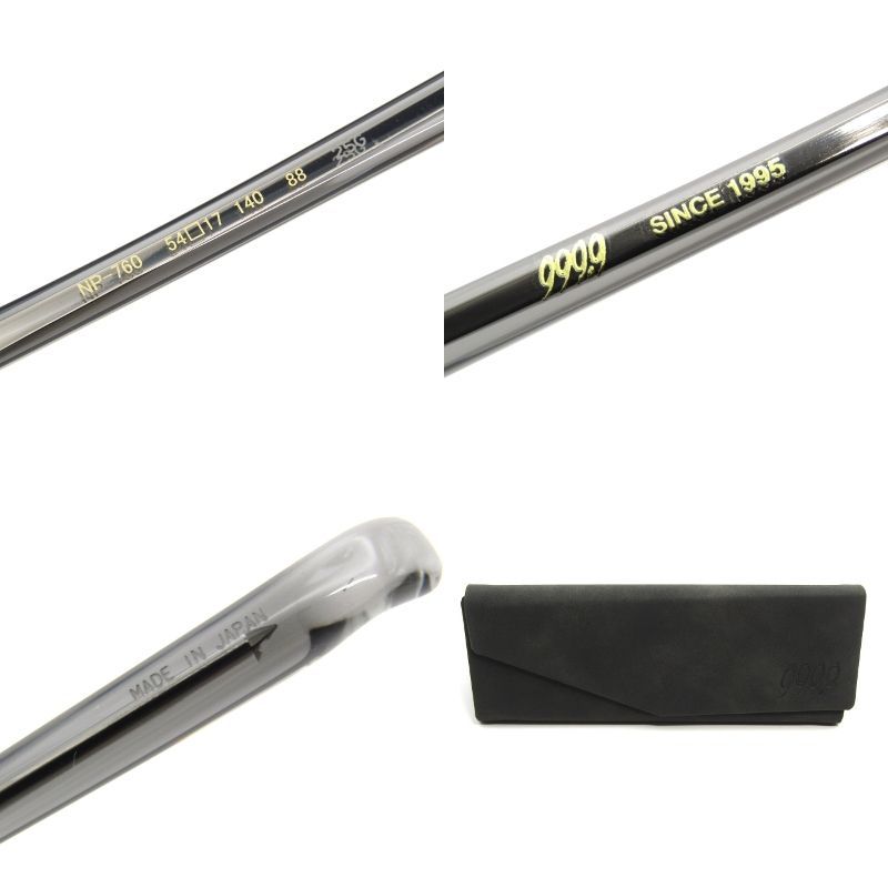 未使用 999.9 フォーナインズ メガネフレーム NP-760 日本製 スクエア  