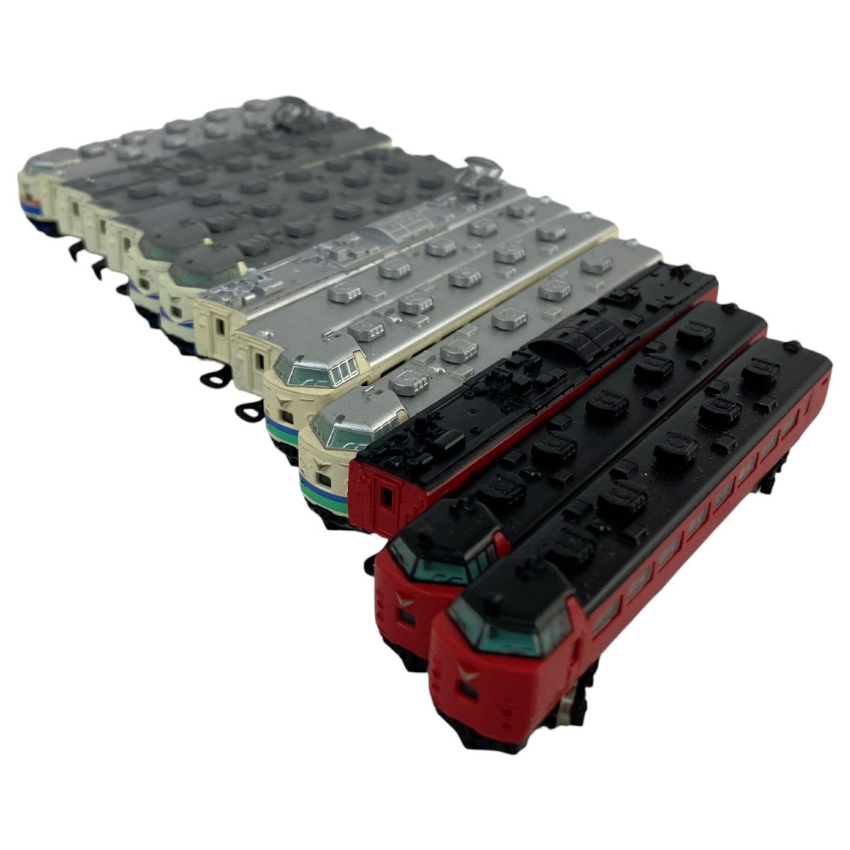 akia 485系 上沼垂色 雷鳥 レッドトレイン 14両セット ZJゲージ 鉄道模型 ジャンク N9918185