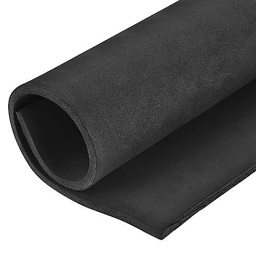 DMiotech 35cm x 50cm x 10mm 10mm厚さ EVAフォームシート 美術工芸用 クラフトフォームシート ブラック