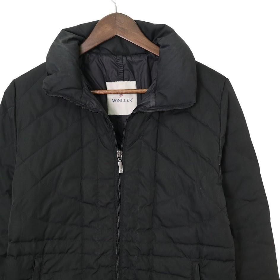 MONCLER モンクレール モンタナ　ダウンコート　黒 Aライン　00 M相当 MONCLER モンクレール モンタナ ダウンコート 黒 ブラック A