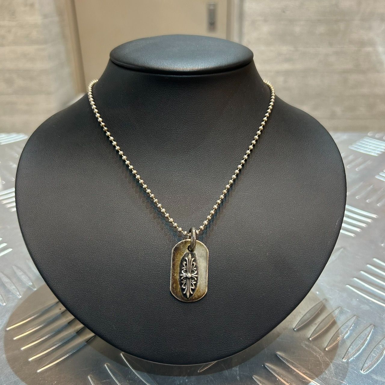CHROME HEARTS クロムハーツ ドッグタグ ボールチェーン