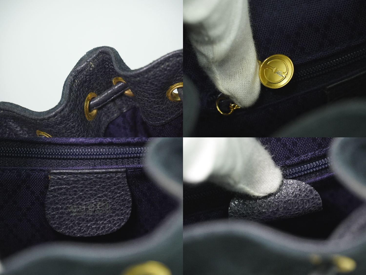 本物 グッチ GUCCI バンブー リュックサック バックパック