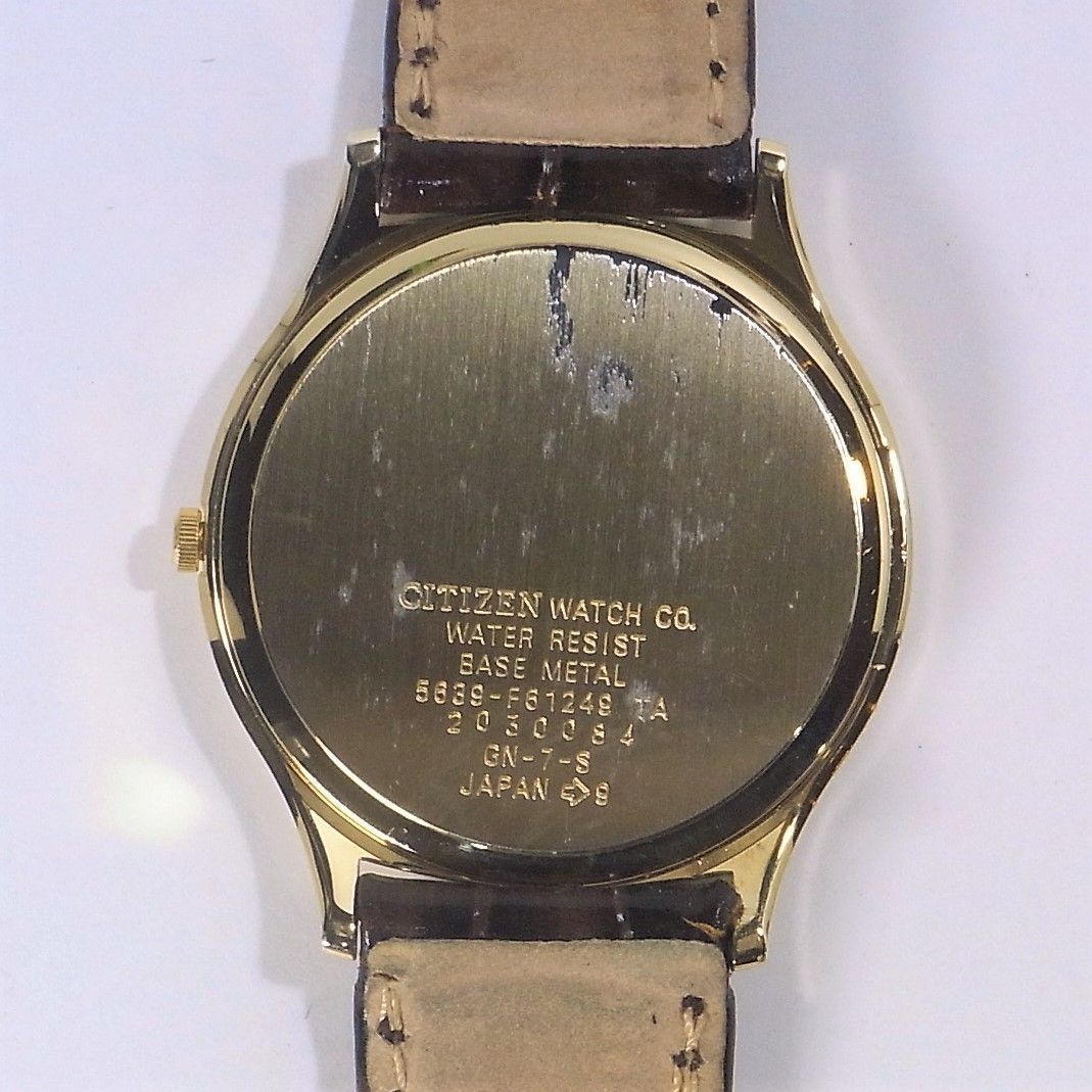 稼働品 美品 シチズン エクシード EXEED クオーツ メンズ 腕時計 箱