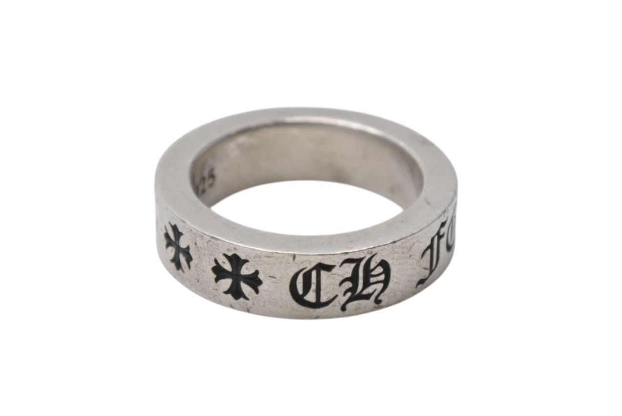 CHROME HEARTS クロムハーツ スペーサーフォーエバーリング 6mm 指輪 10.4g シルバー925 サイズ14号 4b001509