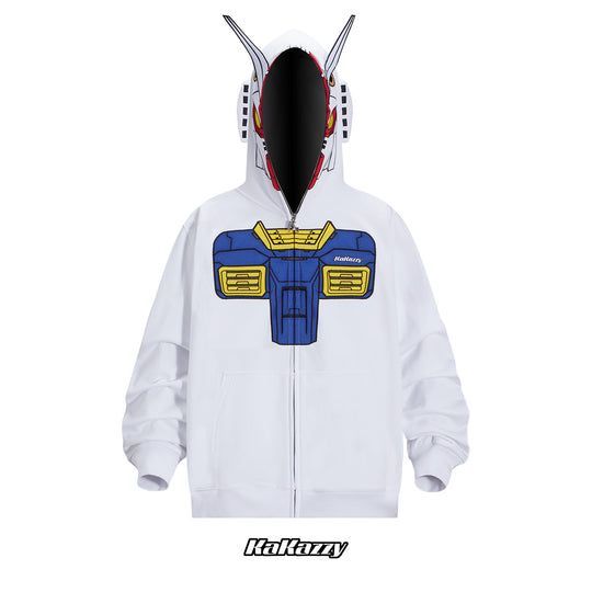 ロココ 光触媒 処分価格（KaKazzy】ガンダム フルジップ パーカー 男女 