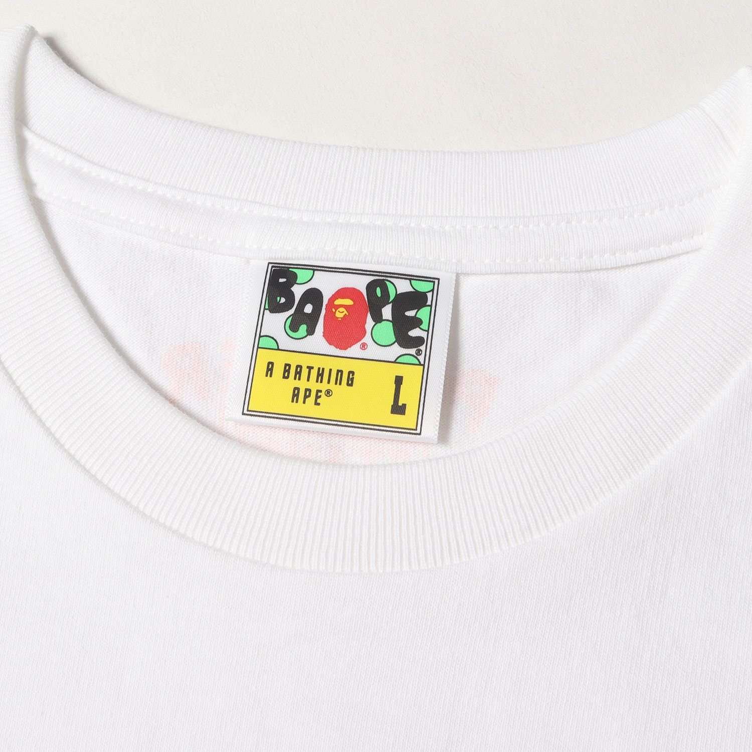 新品】A BATHING APE ア ベイシング エイプ Tシャツ ホワイト 白 