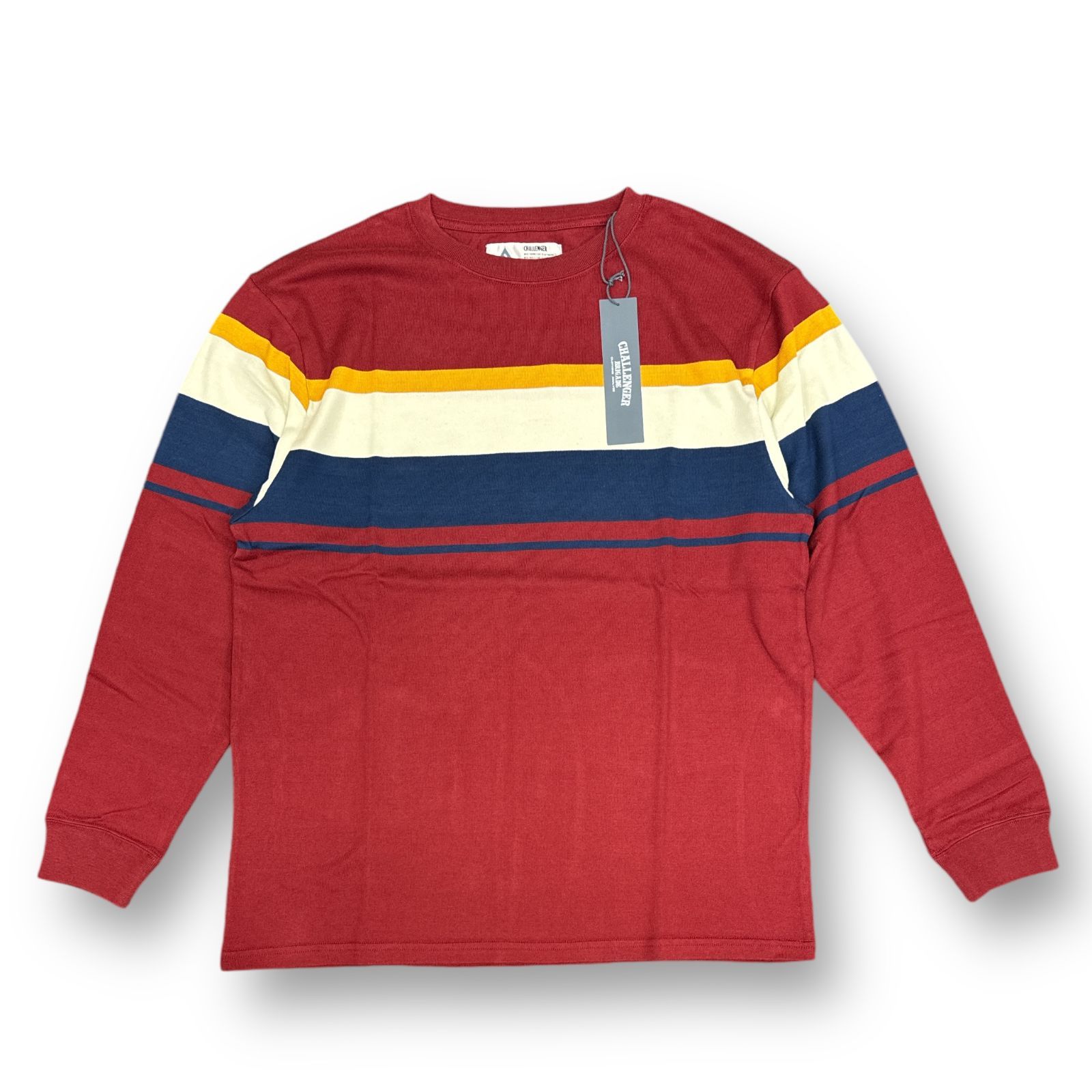 定価12100円 新品 CHALLENGER 24SS L/S MULTI BORDER TEE マルチ 