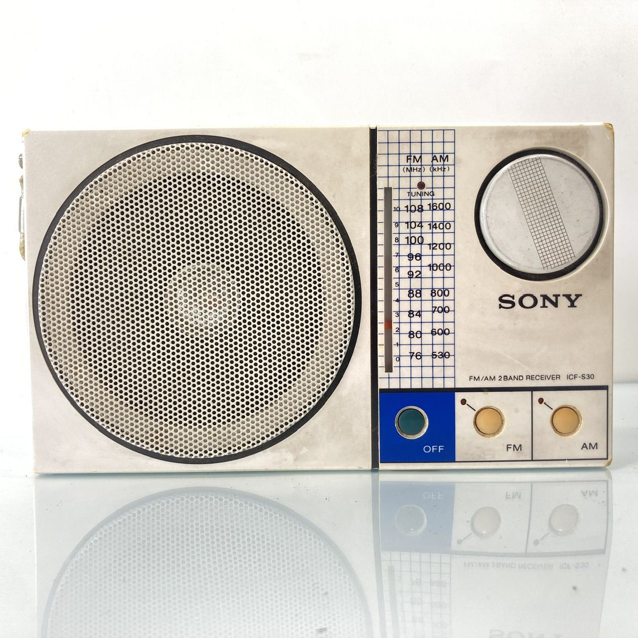SONY ソニー ICF-S30 FM AM 2バンド ラジオ (管理番号：OKU9027