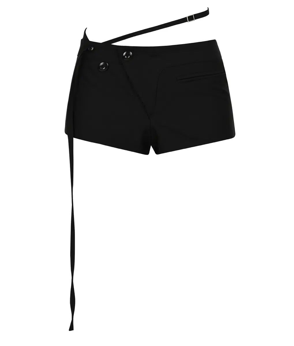 ★送料・関税込★BOHEMSEO★BELTED OBLIQUE SHORTS BOHEMSEO(ボヘミアンソウル) Belted oblique shorts ベルト付き
