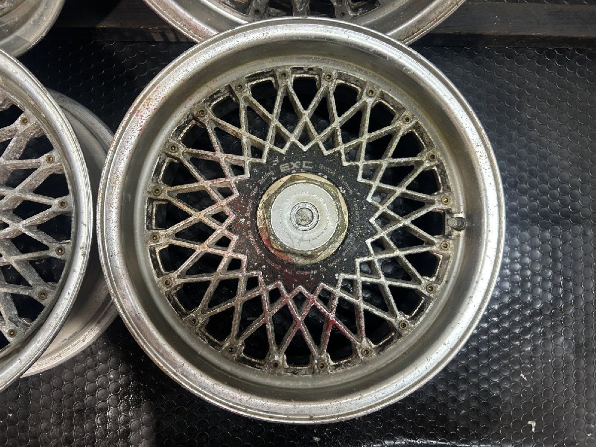 旧車ホイール SSR SpeedStar EX-C TYPEB スピードスター 15インチ 4本 6.5J4HPCD114.3約 22 当時物 メッシュ MHA620 FFCRYSTALESIA_COM
