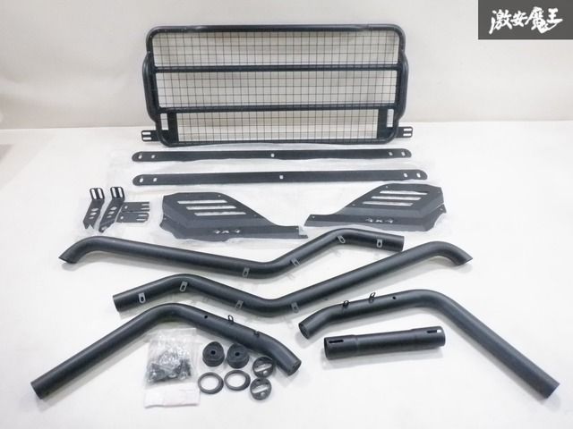 【未使用】 社外 GUN125 ハイラックス 荷台 ロールバー カーゴラック キャリア スチール ブラック 即納 棚2F-G-7
