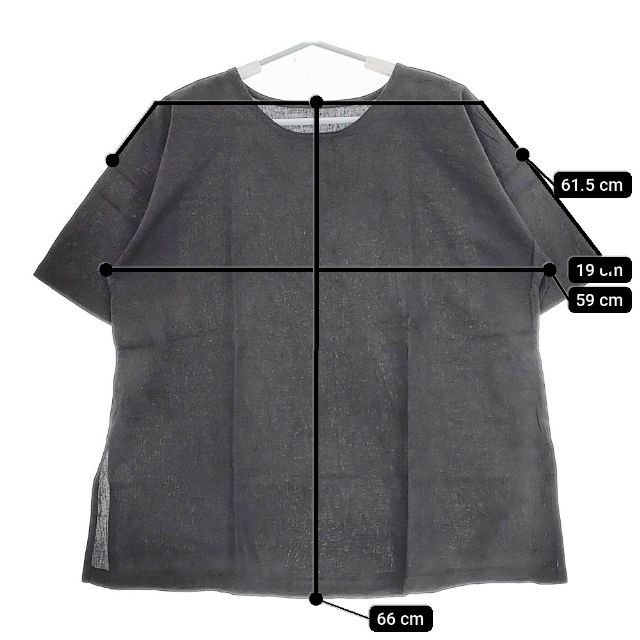 入荷なう ヂェン先生の日常着 新品 ロング コットンリネン 半袖Tシャツ Tシャツ(半袖+袖なし)